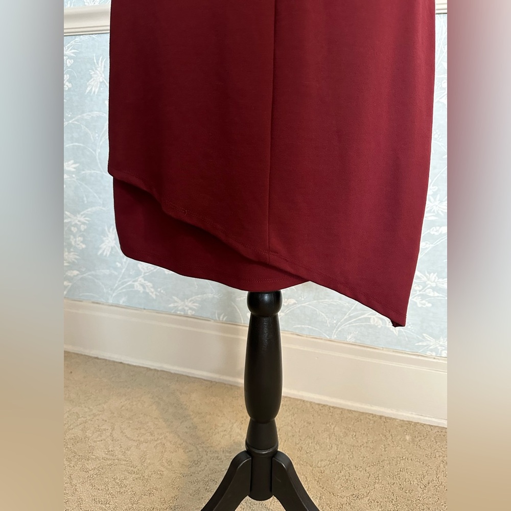 Adelyn Rae Wine Sleeveless Mini Dress - Picture 2 of 13